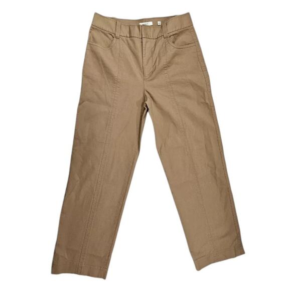 Vince Tan Wide Leg Khaki Pants - Size 10 - Picture 1 of 14